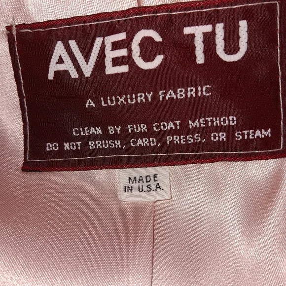 Avec TU Elegant White Faux Fur Coat - Picture 7 of 12